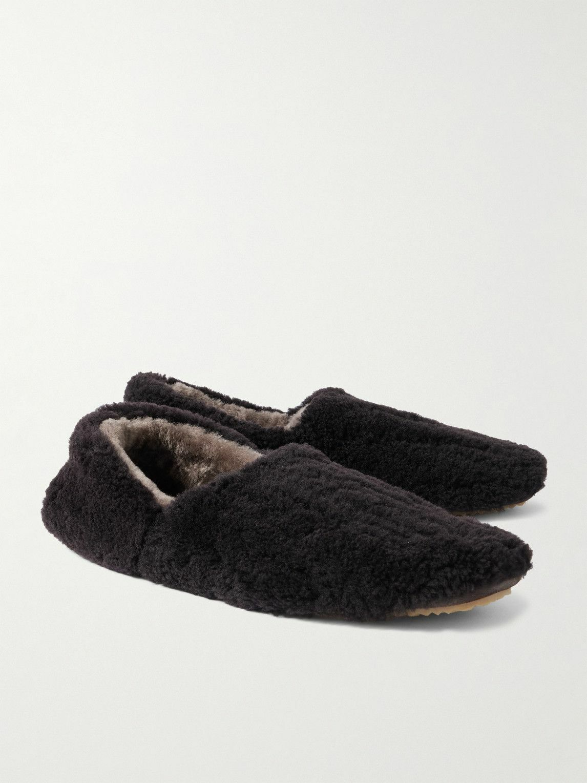 Mr P. - Shearling Slippers - Brown