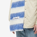 Acne Studios Men's Vally Breton Scarf in Blue/White