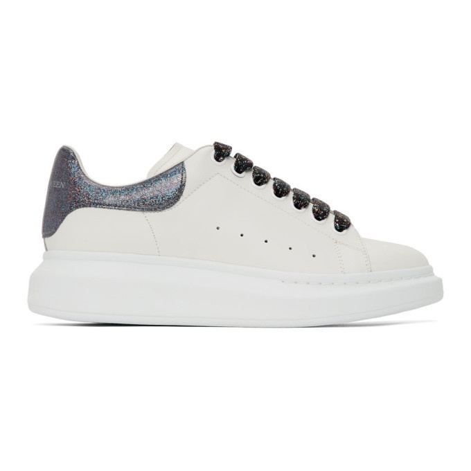 Photo: Alexander McQueen SSENSE Exclusive White and Black Oversized Sneakers