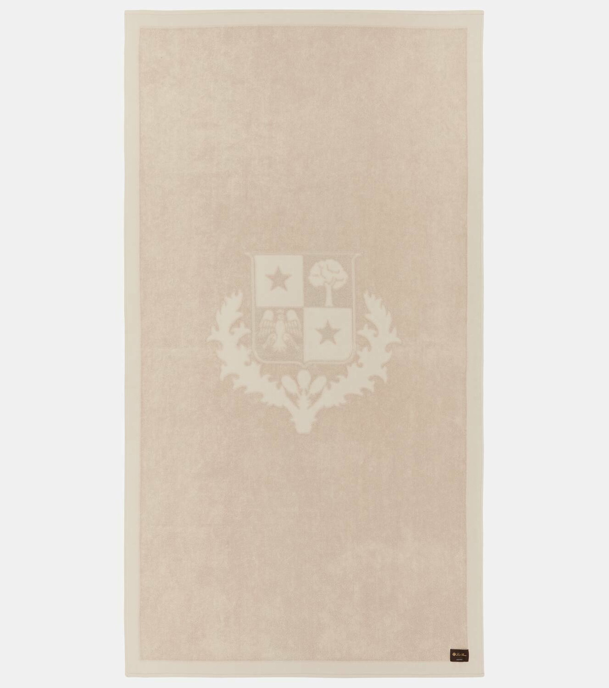Loro Piana Crest cotton beach towel