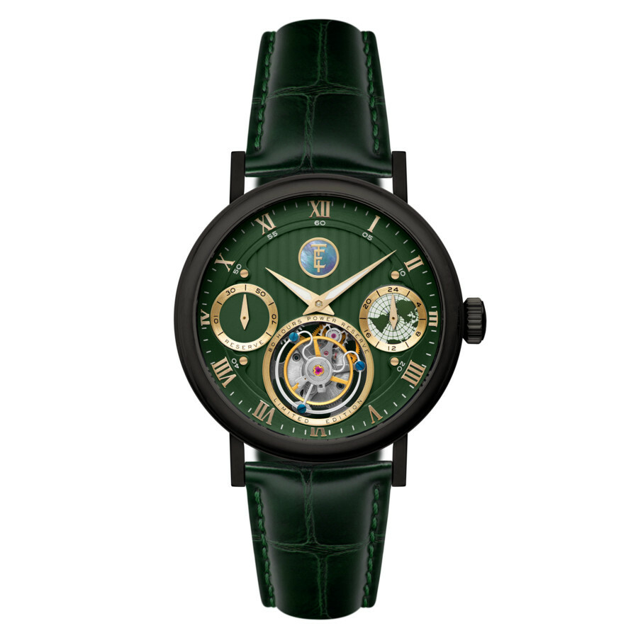 Thomas Earnshaw Celestial Halley Green Dial Mens Watch ES-8262-0F