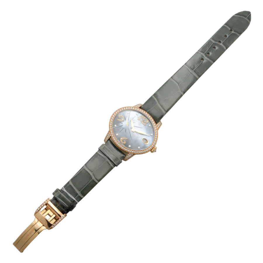 Girard Perregaux Cats Eye Automatic Diamond Blue Dial Ladies Watch 80484D-52P-662-BK6A