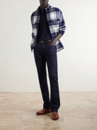 Dunhill - Merino Wool Polo Shirt - Blue
