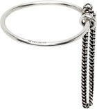 Ann Demeulemeester Silver Vokko Chain Bangle Bracelet