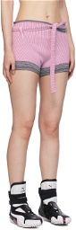Ottolinger Pink Fringes Shorts