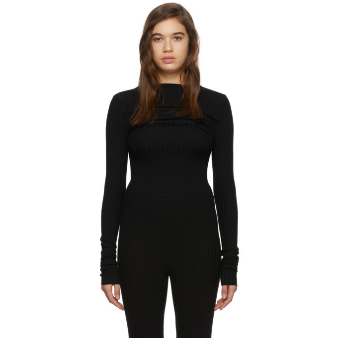 giu giu Black Nonna Shrug Sweater
