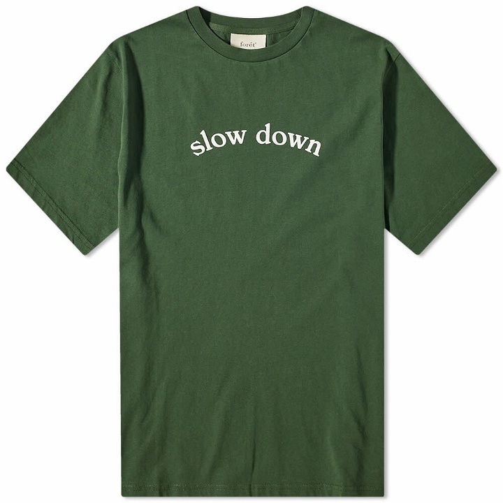 Photo: Foret Men's Pace T-Shirt in Dark Green