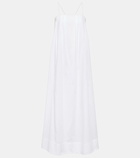 Asceno Heather cotton batiste maxi dress