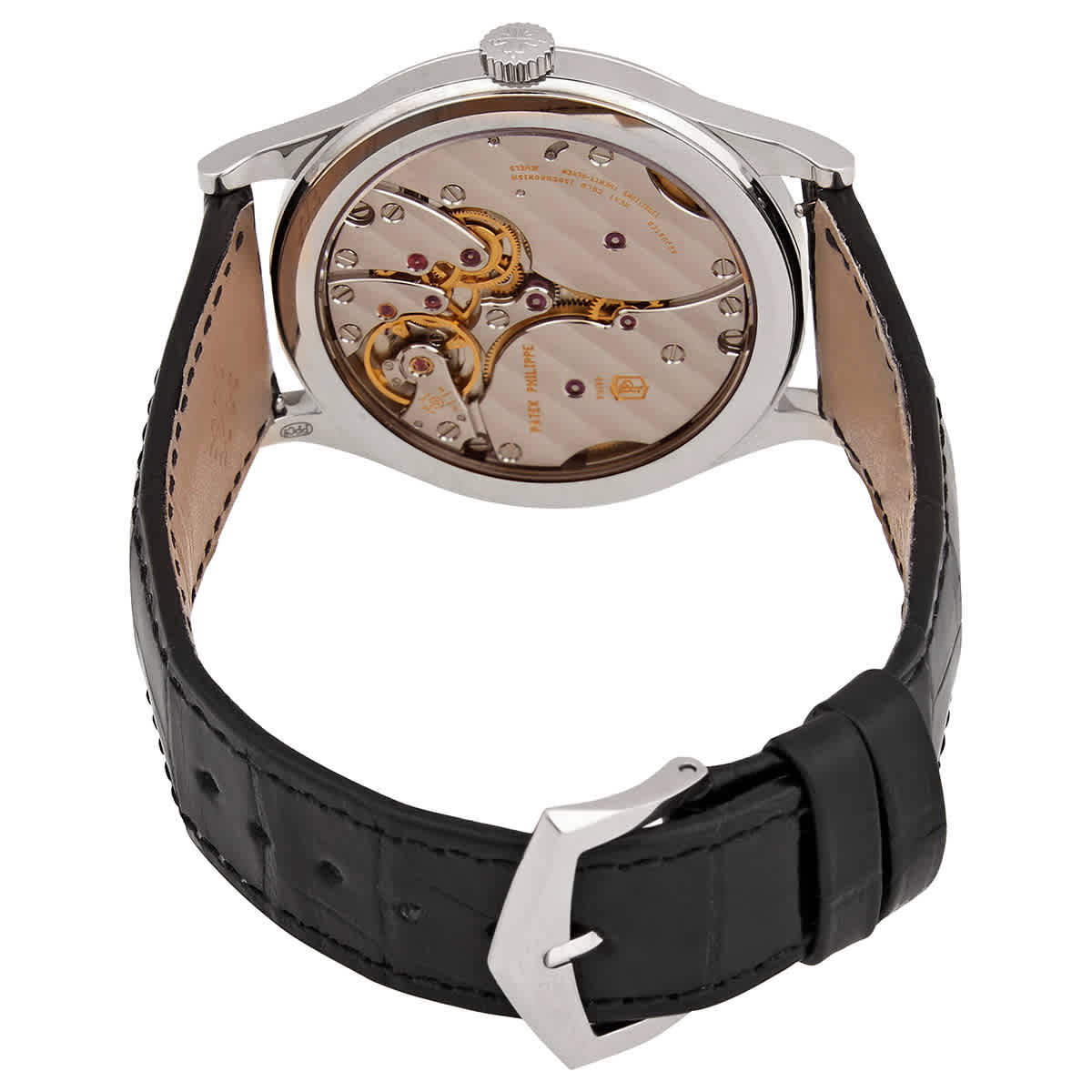 Patek Philippe Calatrava Hand Wind Grey Dial Mens Watch 6119G-001