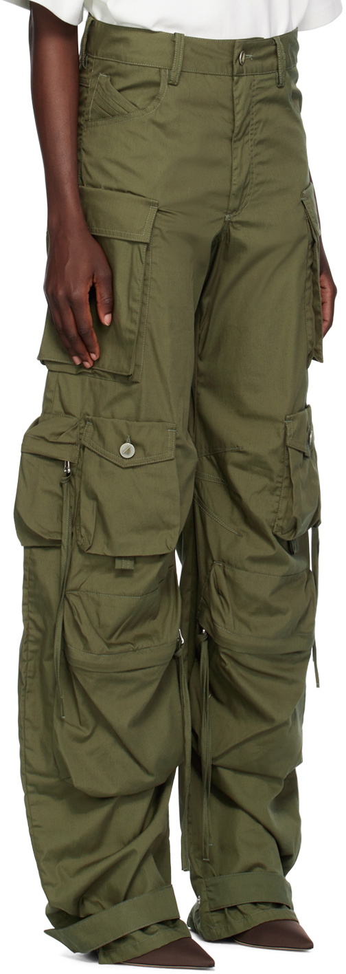 The Attico Kahki Fern Cargo Pants The Attico