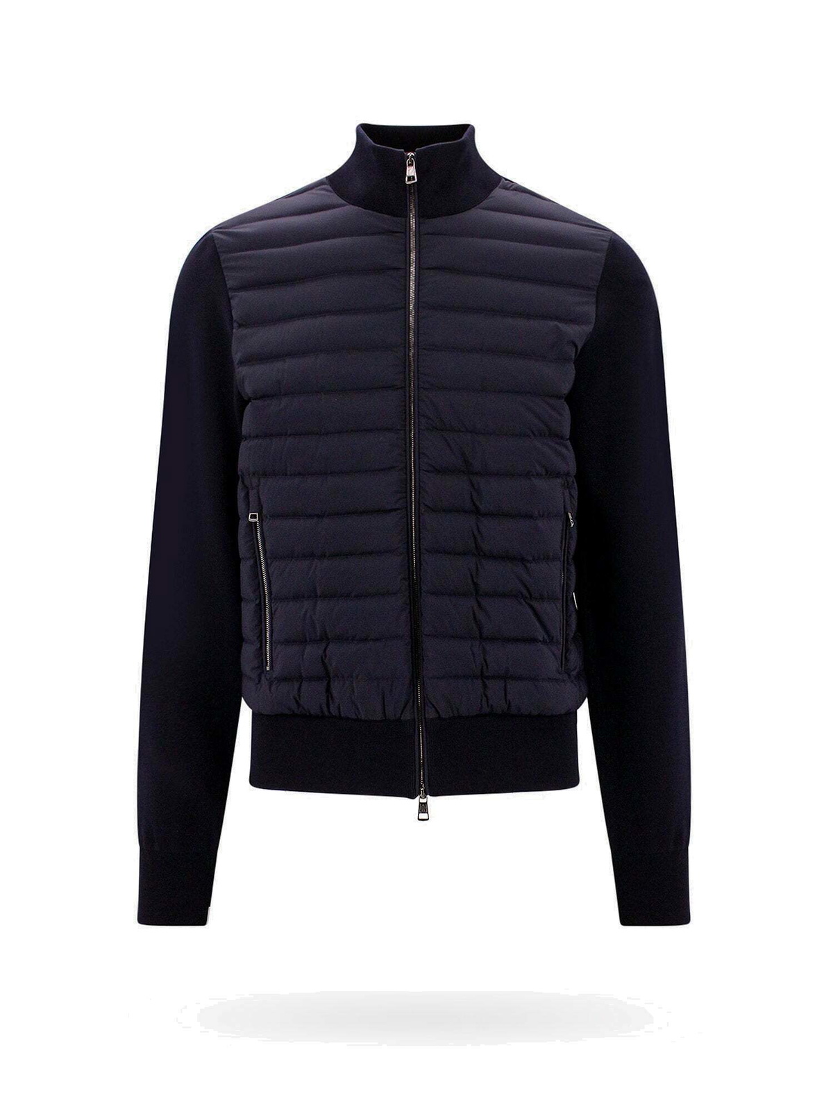 Moncler Cardigan Black Mens Moncler