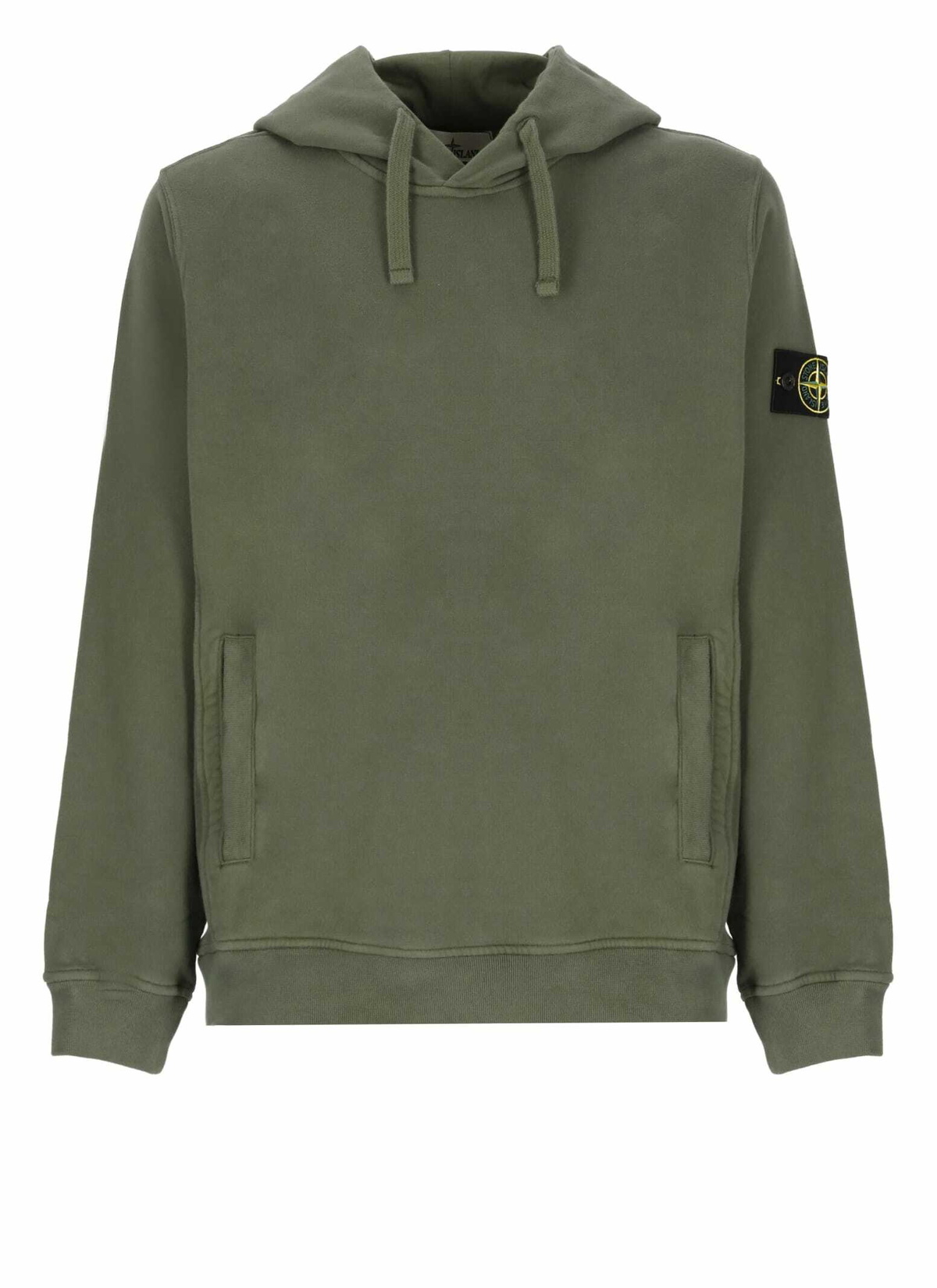 Stone Island Grey Dust Color Treatment Hoodie Stone Island Stone Island Grey Dust Color Treatment Hoodie Stone Island