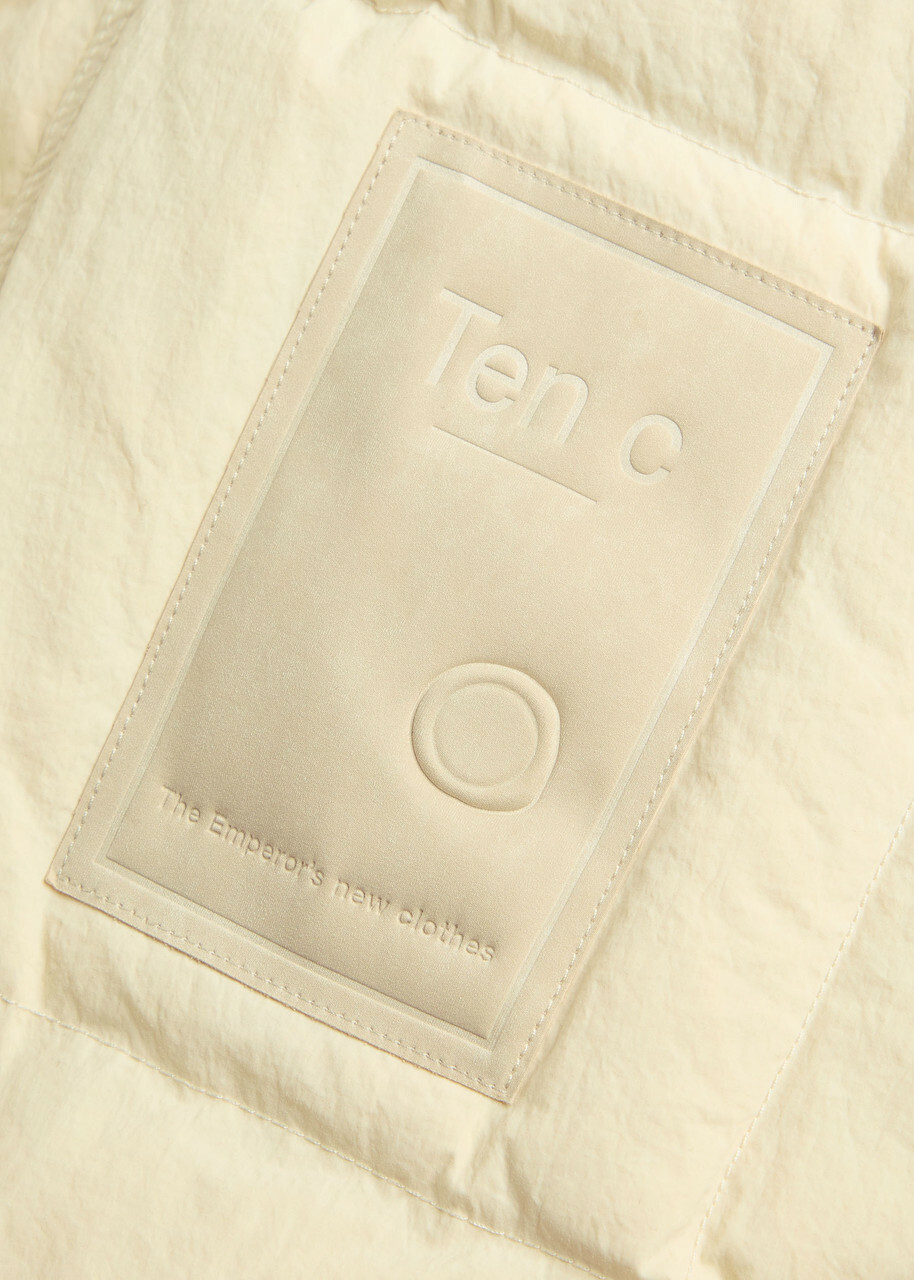 Ten C Padded Shell Jacket Ecru