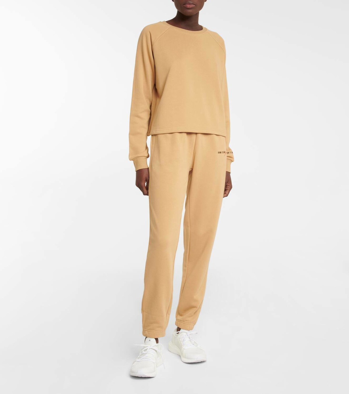 Adam Selman Sport Boxy cotton-blend sweatshirt