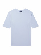 William Lockie - Slim-Fit Wool T-Shirt - Blue
