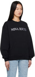 Nina Ricci Black Embroidered Sweatshirt
