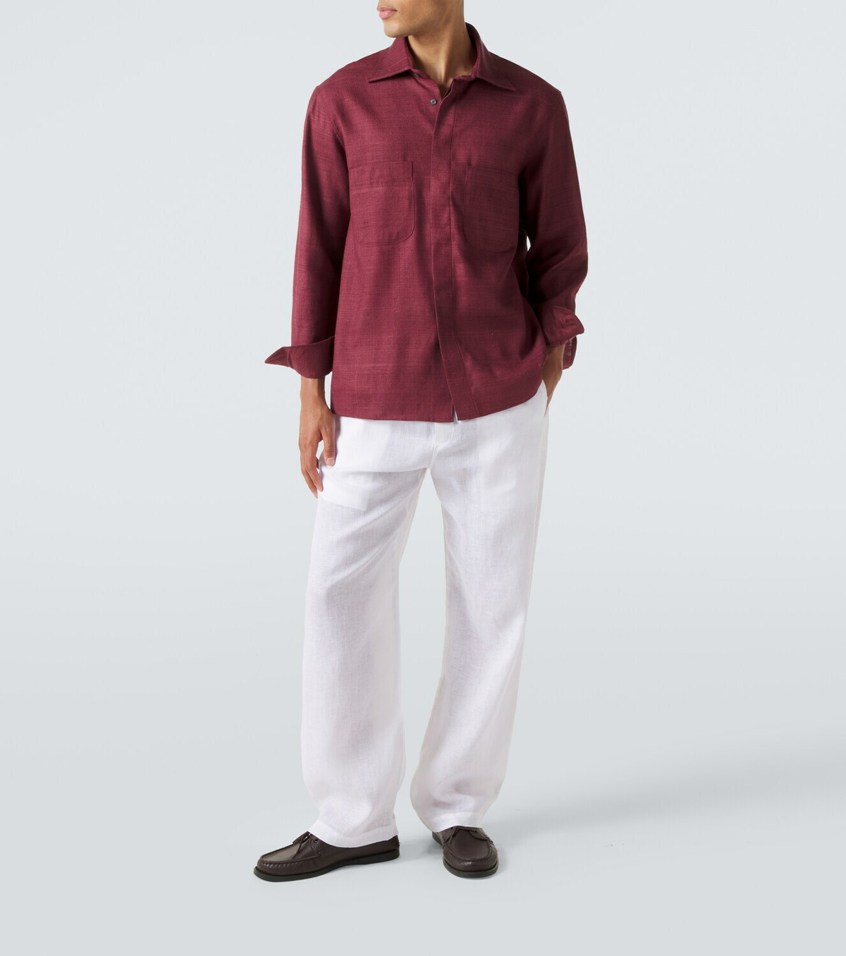 Saman Amel Regis silk shirt