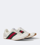 Gucci Gucci Tempo suede-trimmed sneakers