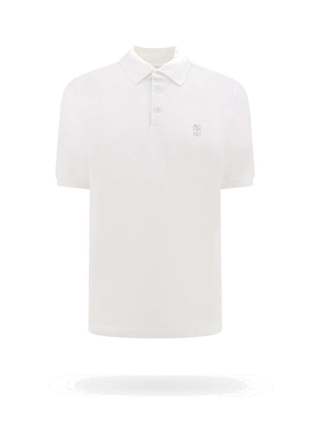 Photo: Brunello Cucinelli   Polo Shirt White   Mens