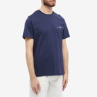 A.P.C. Men's A.P.C Item Logo T-Shirt in Dark Navy