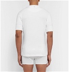 Schiesser - Karl Cotton-Jersey Henley T-Shirt - Men - White