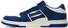 AMIRI Blue & White Skel Top Low Sneakers