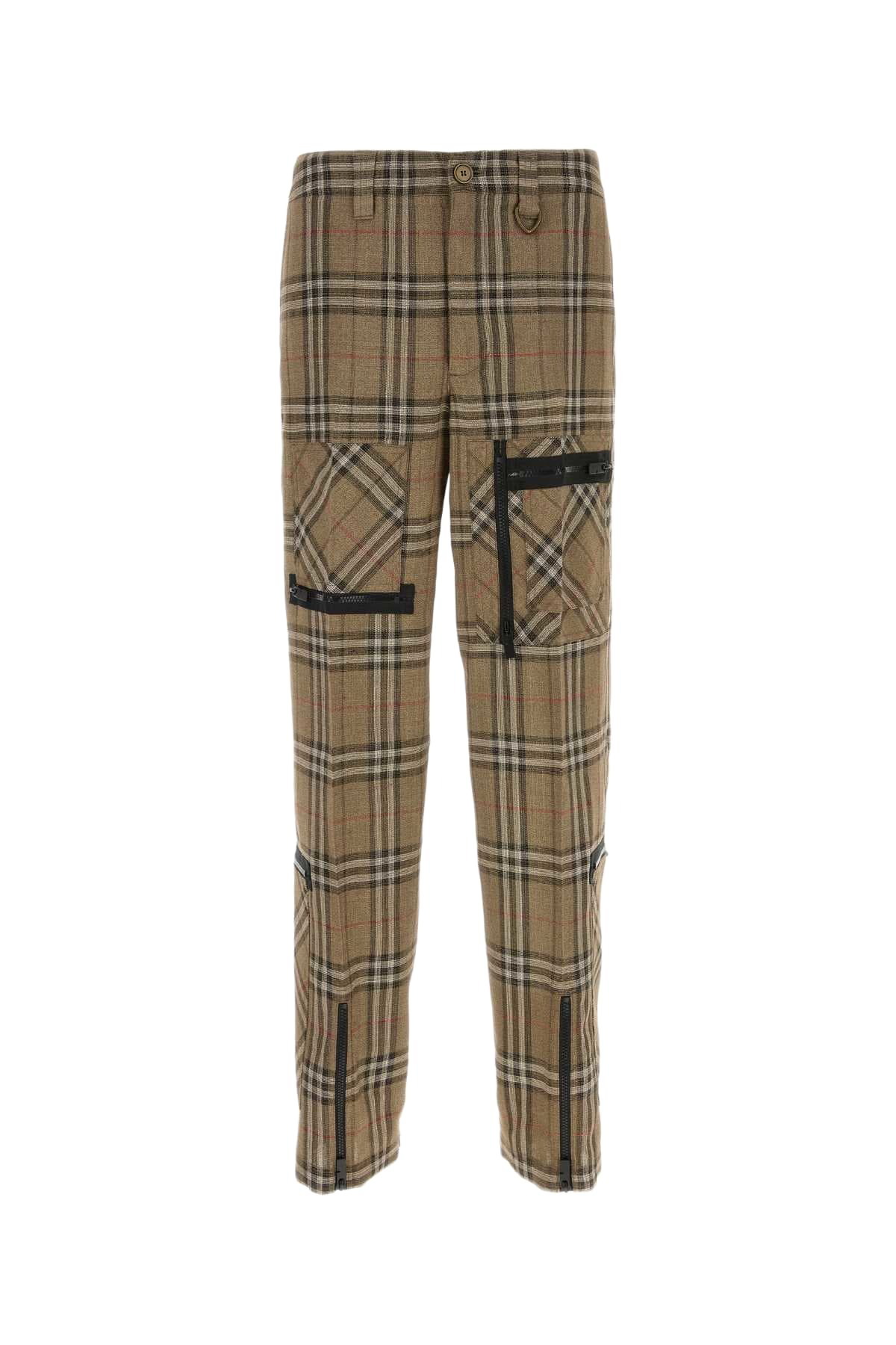 パンツ Burberry Embroidered Viscose Blend Cargo Pant Burberry Embroidered Viscose Blend Cargo Pant Burberry
