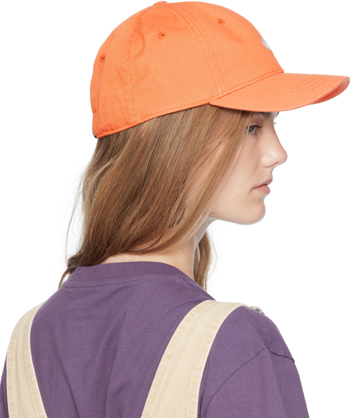 Carhartt Work In Progress Orange Madison Logo Cap