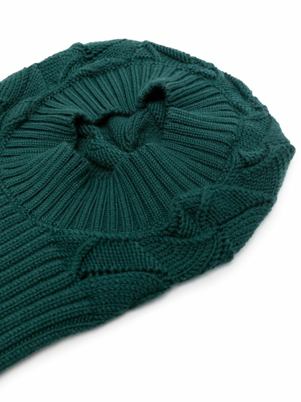 Robyn Lynch Green Wavy Merino Balaclava