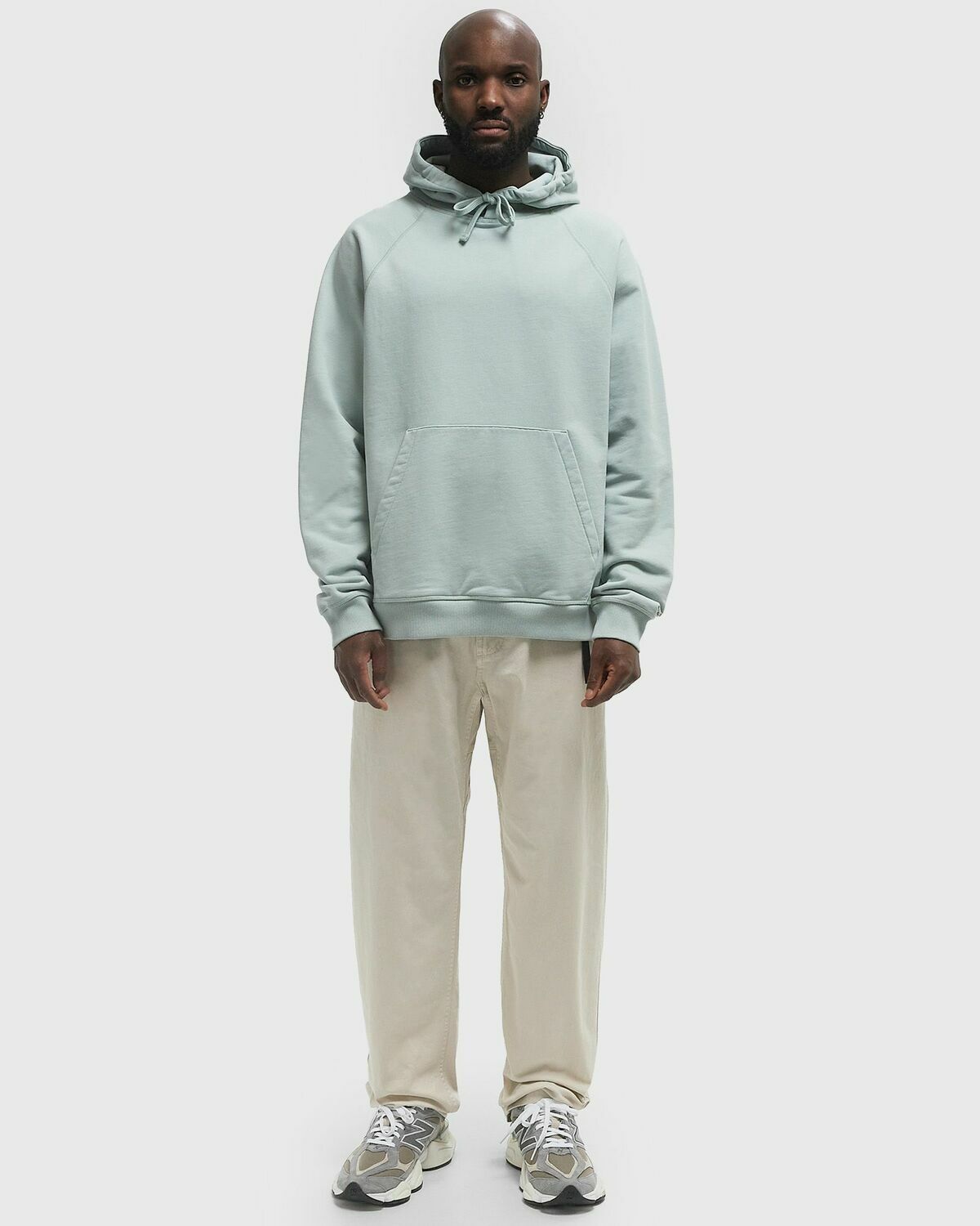Barbour X Noah Hoodie Blue Mens Hoody