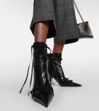 Balenciaga Cagole leather ankle boots