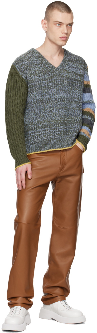 ALTU Green Striped Sweater