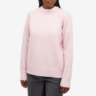 Róhe Women's Wool Cashmere Sweater in Soft Pink