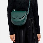 Rejina Pyo Midi Crossbody in Smooth Leather Forest
