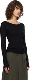 mfpen Black LS Flatlock T-shirt