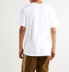 Stüssy - Logo-Print Cotton-Jersey T-Shirt - White