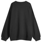 Nike Wool Classics Crew Sweat in Black