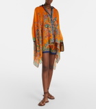 Etro Paisley high-rise shorts
