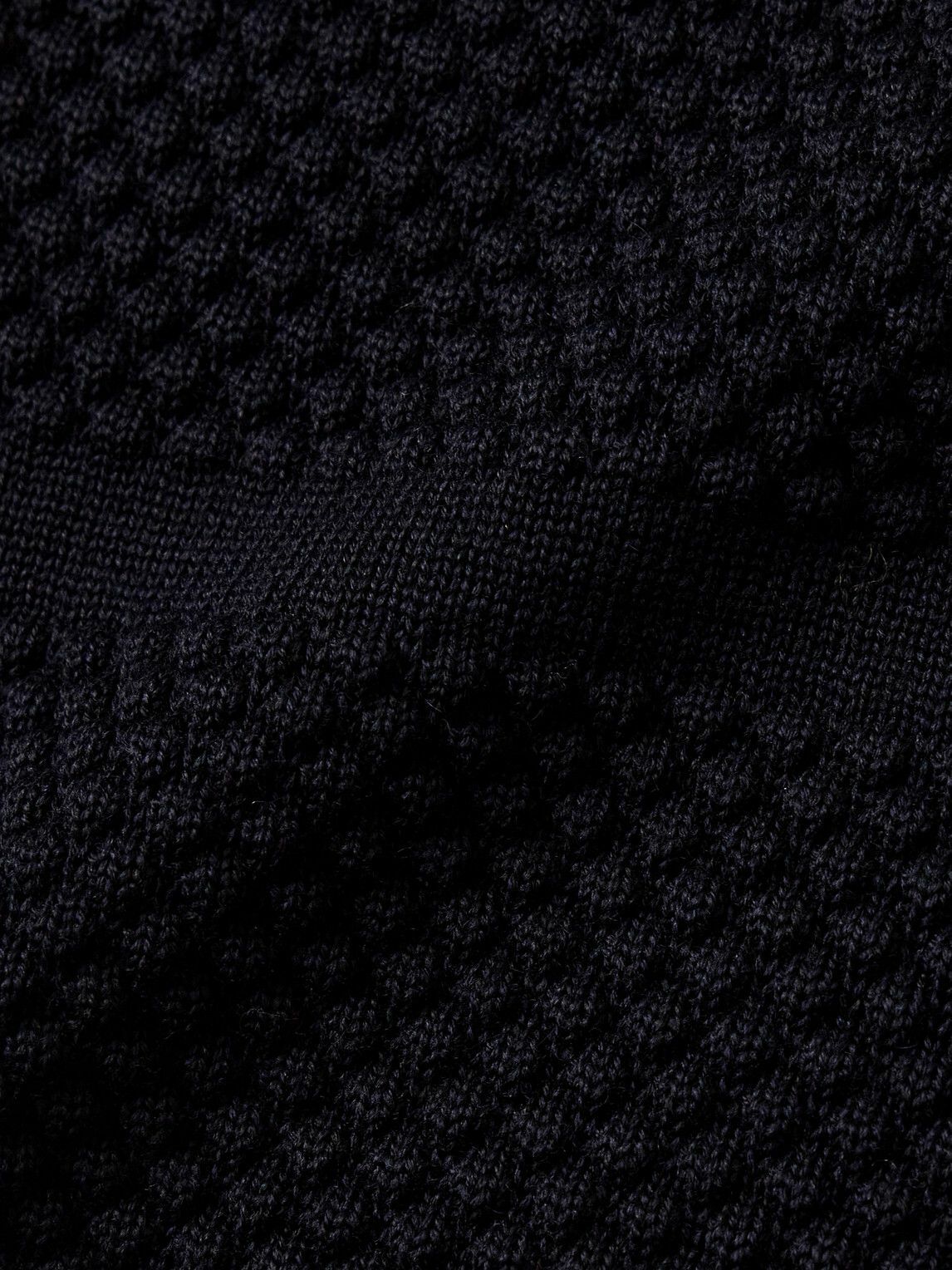 S.N.S. Herning - Fisherman Wool Rollneck Sweater - Blue
