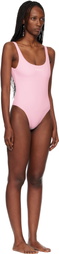 Versace Pink One-Piece Swimsuit