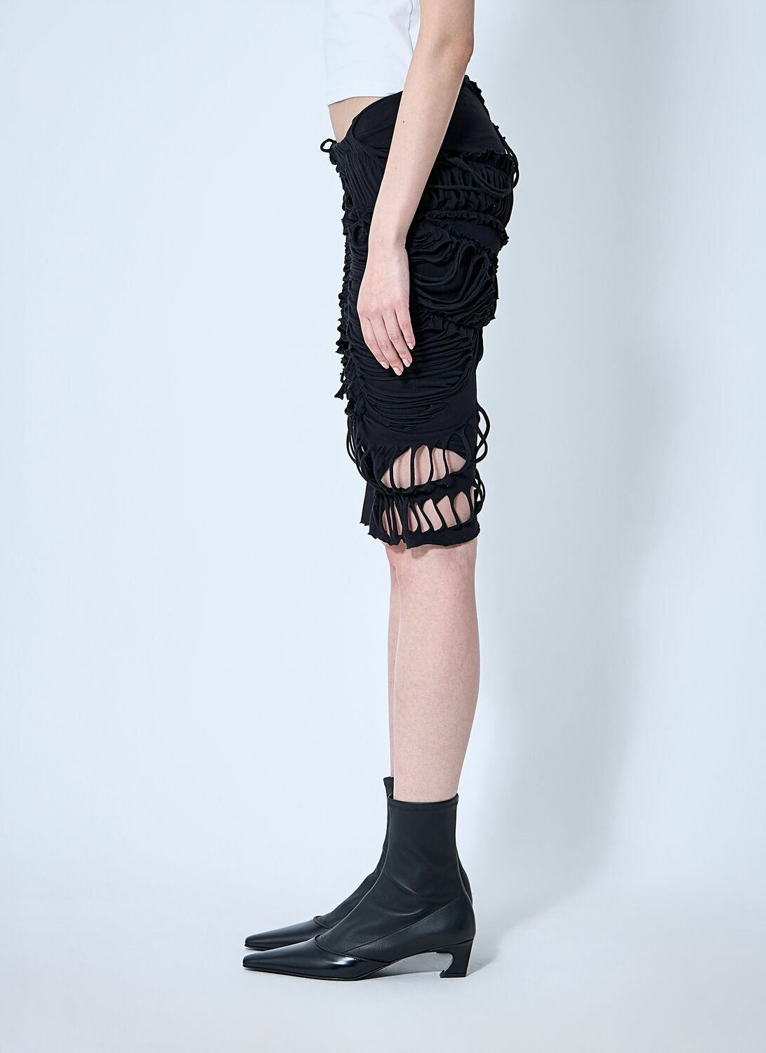 Sia Arnika Distressed Jersey Shorts