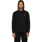 Carhartt Work In Progress Black Long Sleeve Chase T-shirt