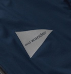 And Wander - E-Vent Nylon-Ripstop Hooded Jacket - Blue