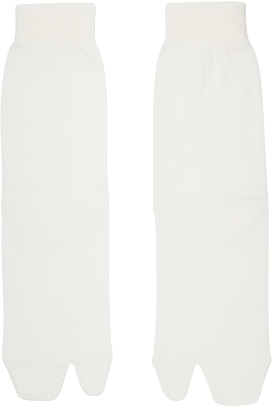Photo: Maison Margiela Off-White Tabi Socks