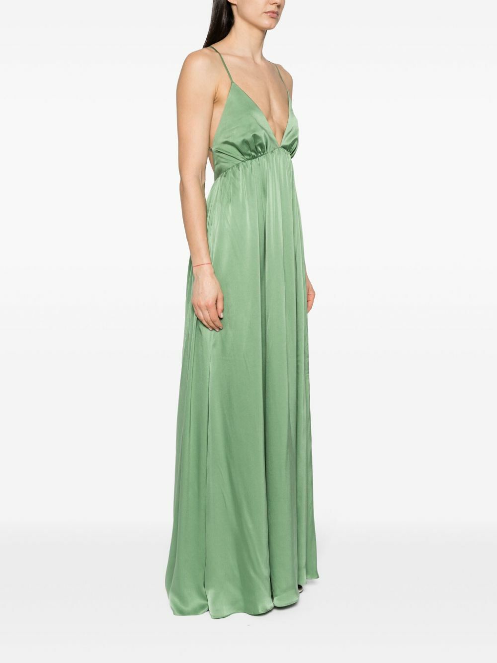 slim fit dress slacks new Zimmermann Dresses Green exclusive offer at Urbanheer