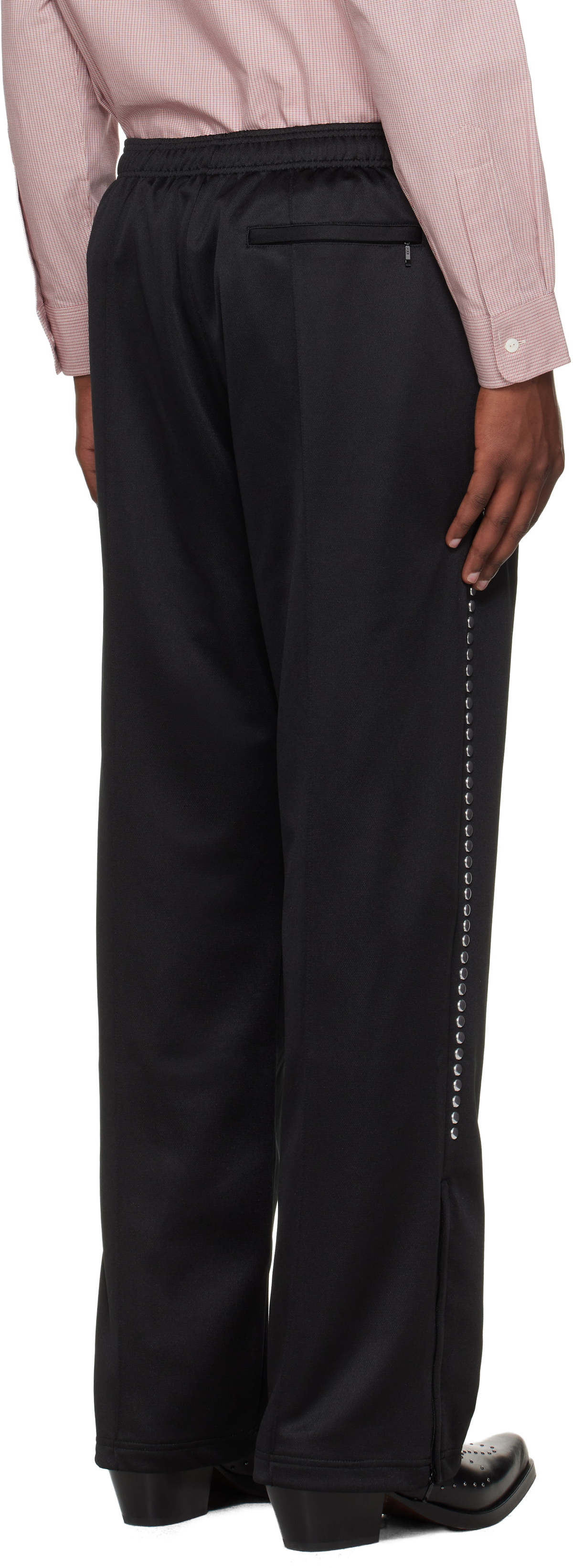 Toga Virilis Black Jersey Track Pants