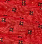 Kingsman - Turnbull & Asser Rocketman 8cm Silk-Jacquard Tie - Red
