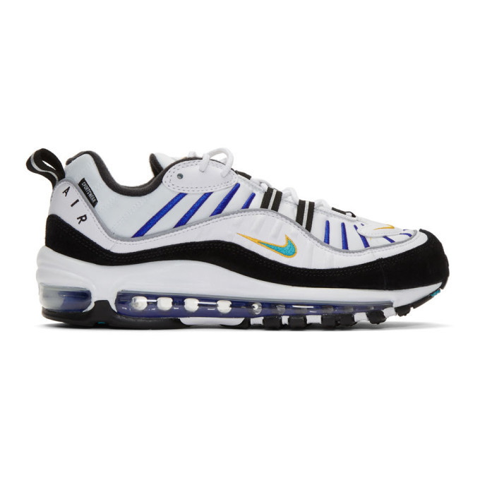 Photo: Nike White Air Max 98 Premium Sneakers