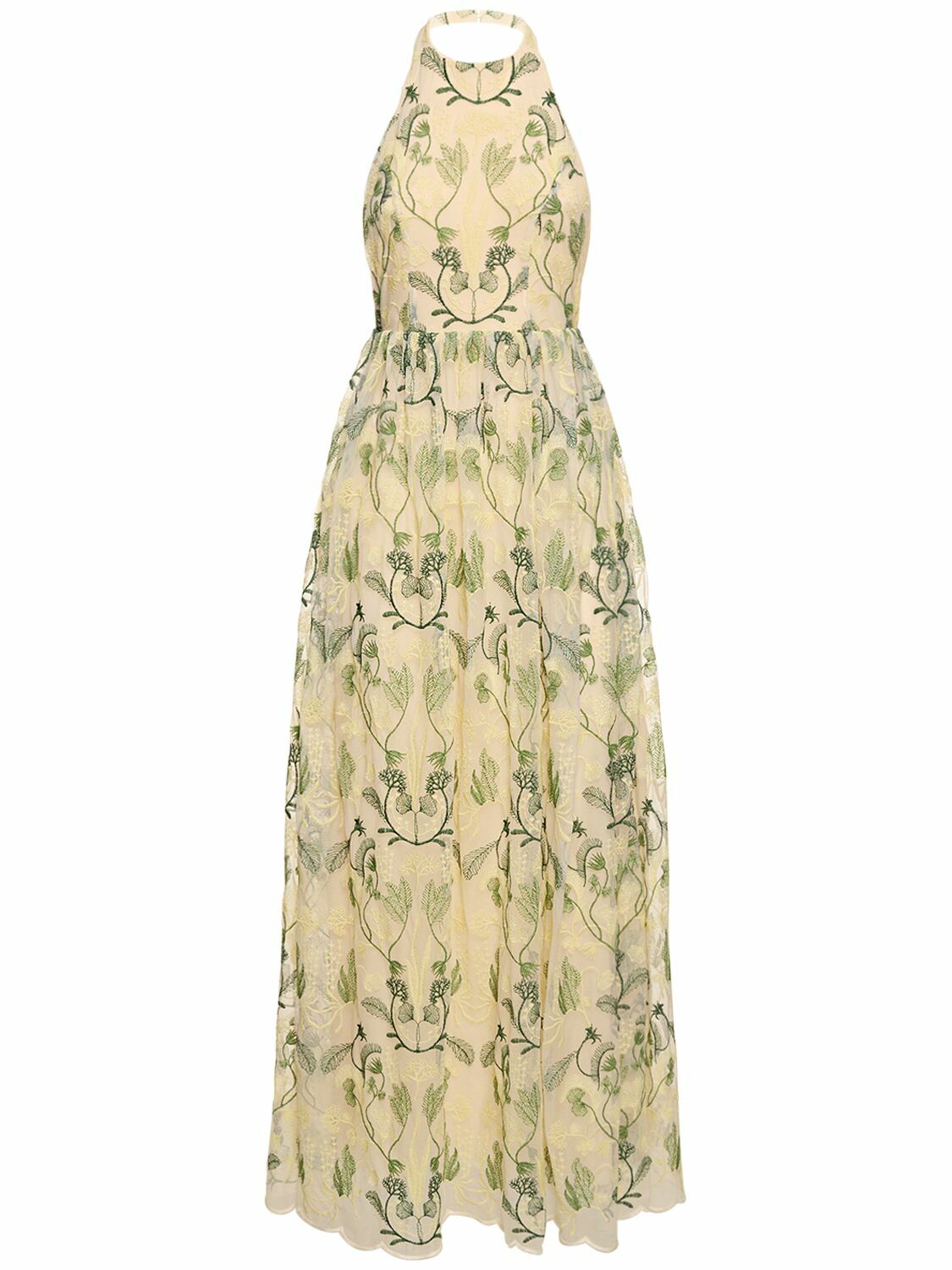 AGUA BY AGUA BENDITA - Acanella Habitat Printed Long Dress Agua by Agua  Bendita