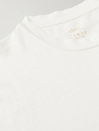 Altea - Lewis Stretch-Linen Jersey T-Shirt - White